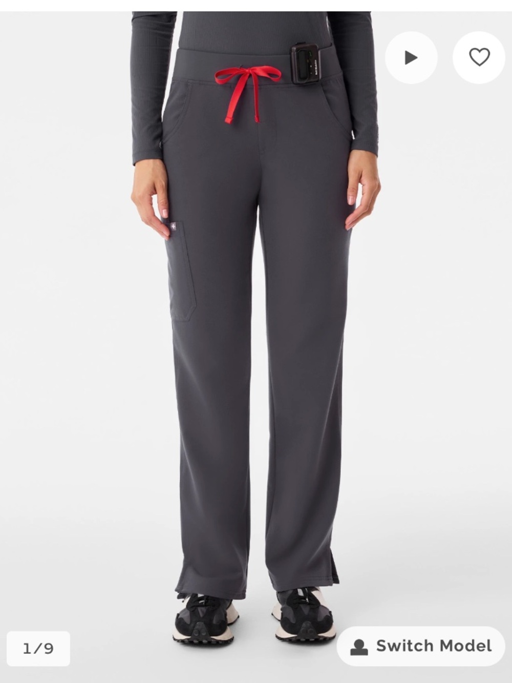 XS Figs Kade straight leg scrub pants